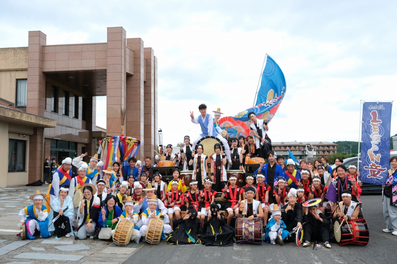 日韓青少年伝統芸能交流会(打吹童子ばやし振興会)